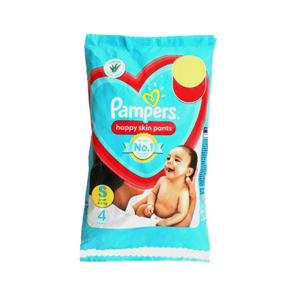 Pampers Happy Skin Pants S 4 To 8 Kg